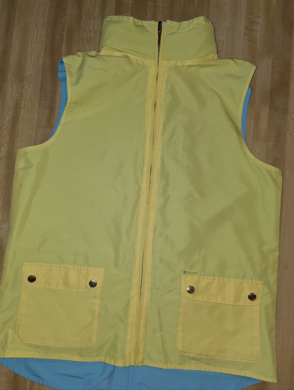 Chaps Utility Vest Light Weight Reversible #JAC28 - Picture 4 of 13